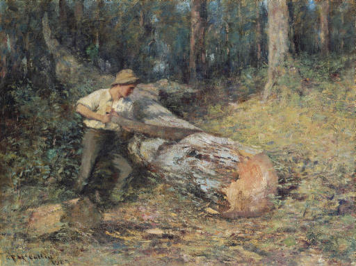 Frederick Mccubbin Sawing Timber